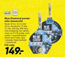 Bilka Blue Diamond pande eller kasserolle, DKK 149 tilbud