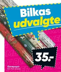 Bilka Gavepapir, DKK 35 tilbud