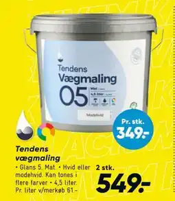 Bilka Tendens vægmaling, DKK 549 tilbud