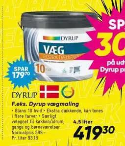 Bilka Dyrup vægmaling, DKK 419.3 tilbud