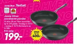 Bilka Jamie Oliver anodiseret pander, DKK 199 tilbud