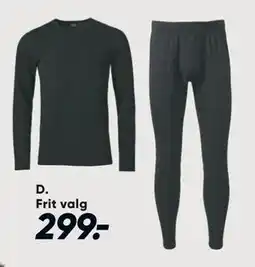Bilka T-shirt med lange ærmer eller underbukser med lange ben., DKK 299 tilbud