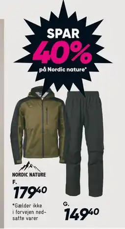 Bilka SPAR. 40% på Nordic nature tilbud