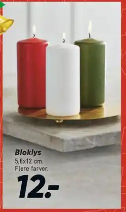 Bilka Bloklys, DKK 12 tilbud