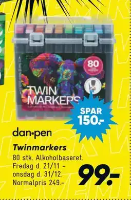 Bilka Twinmarkers, DKK 99 tilbud