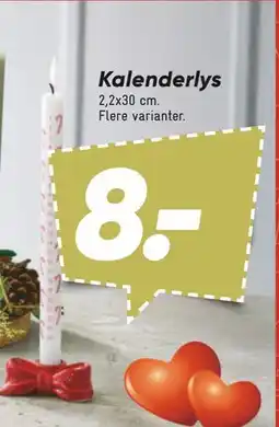 Bilka Kalenderlys, DKK 8 tilbud