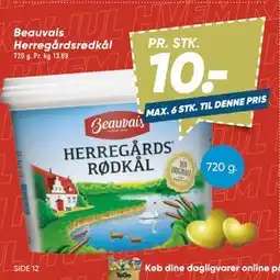 Bilka Beauvais Herregårdsrødkål, DKK 10 tilbud