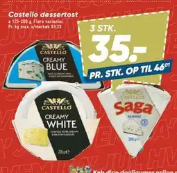 Bilka Castello dessertost, DKK 35 tilbud