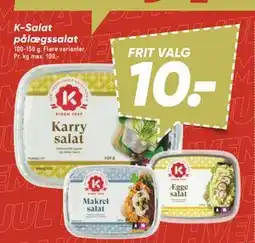 Bilka K-Salat pålægssalat, DKK 10 tilbud