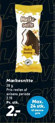 Bilka Mælkesnitte, DKK 2 tilbud