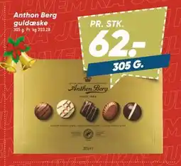 Bilka Anthon Berg guldæske, DKK 62 tilbud