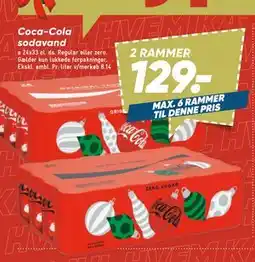 Bilka Coca-Cola sodavand, DKK 129 tilbud