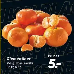 Bilka Clementiner, DKK 5 tilbud