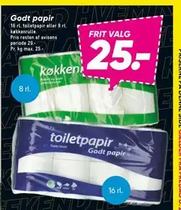 Bilka Godt papir, DKK 25 tilbud