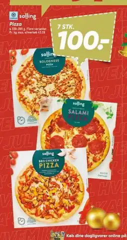 Bilka Pizza, DKK 100 tilbud