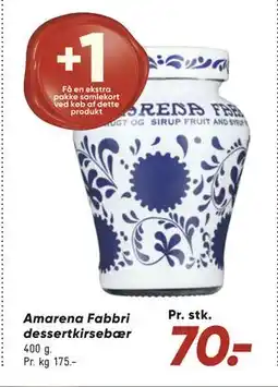Bilka Amarena Fabbri dessertkirsebær, DKK 70 tilbud