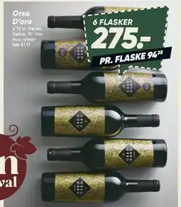 Bilka Orso D’oro, DKK 275 tilbud