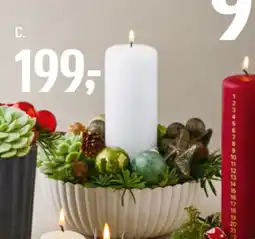 Føtex Juledekoration med lys og pynt. tilbud