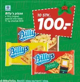 Bilka Billy’s pizza, DKK 100 tilbud