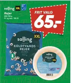 Bilka Rejer, DKK 65 tilbud