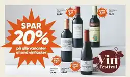 Bilka Spar 20% på alle varianter af små vinflasker tilbud