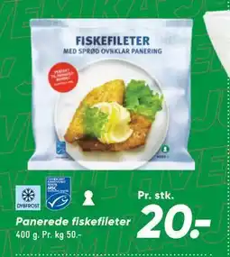 Bilka Panerede fiskefileter, DKK 20 tilbud