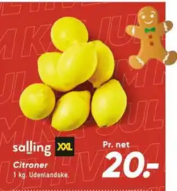Bilka Citroner, DKK 20 tilbud