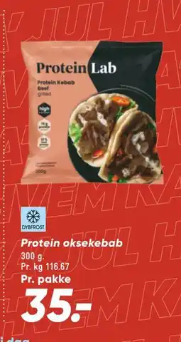 Bilka Protein oksekebab, DKK 35 tilbud