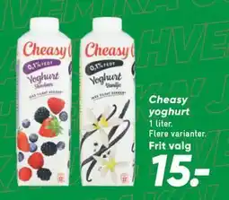 Bilka Cheasy yoghurt, DKK 15 tilbud