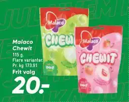 Bilka Malaco Chewit, DKK 20 tilbud