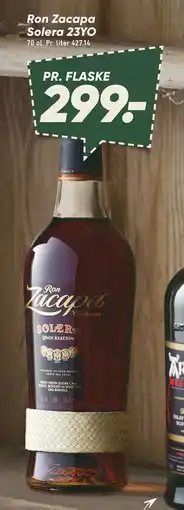 Bilka Ron Zacapa Solera 23YO, DKK 299 tilbud