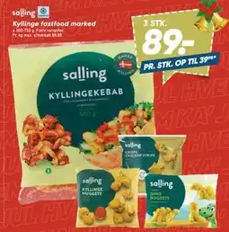 Bilka Kyllinge fastfood marked, DKK 89 tilbud