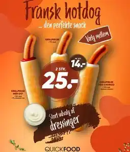 Bilka Fransk hotdog, DKK 25 tilbud