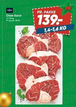 Bilka Osso buco, DKK 139 tilbud