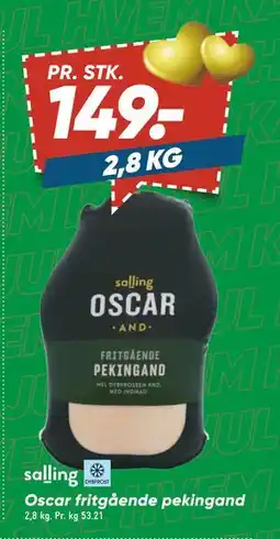 Bilka Oscar fritgående pekingand, DKK 149 tilbud