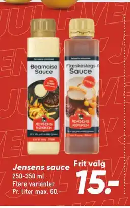 Bilka Jensens sauce, DKK 15 tilbud