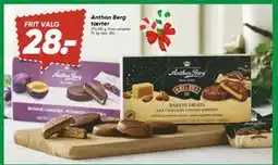 Bilka Anthon Berg tærter, DKK 28 tilbud