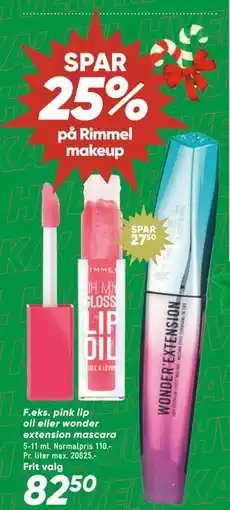 Bilka SPAR 25% på Rimmel makeup tilbud