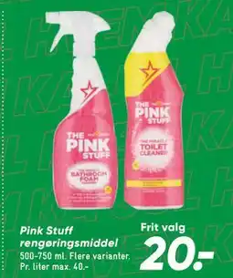 Bilka Pink Stuff rengøringsmiddel, DKK 20 tilbud