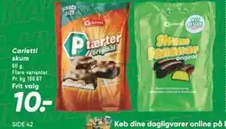 Bilka Carletti skum, DKK 10 tilbud