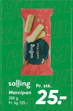 Bilka Marcipan, DKK 25 tilbud