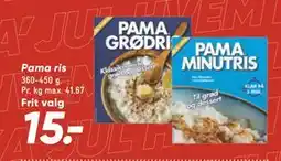 Bilka Pama ris, DKK 15 tilbud