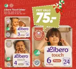Bilka Libero Touch bleer, DKK 75 tilbud