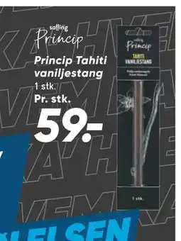 Bilka Princip Tahiti vaniljestang, DKK 59 tilbud