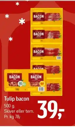 Føtex Tulip bacon, DKK 39 tilbud