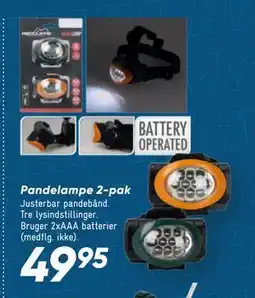 Bilka Pandelampe 2-pak, DKK 49.95 tilbud