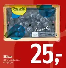 Føtex Blåbær, DKK 25 tilbud