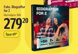 Føtex Biograftur for 2, DKK 279.2 tilbud