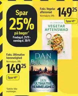 Føtex Spar 25% på bøger tilbud