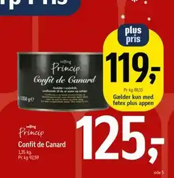Føtex Confit de Canard, DKK 125, App-pris tilbud